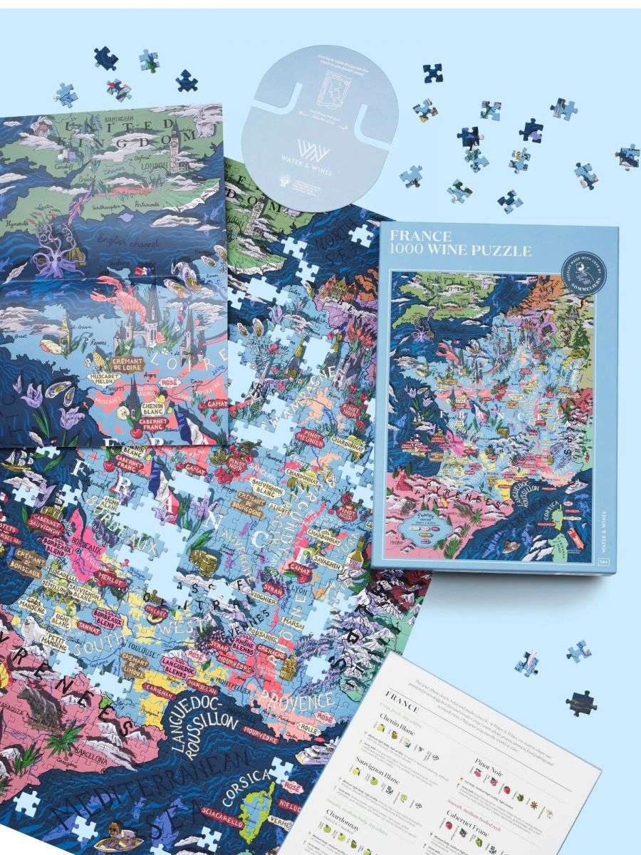 水とワイン フランスワインパズル | 68travel